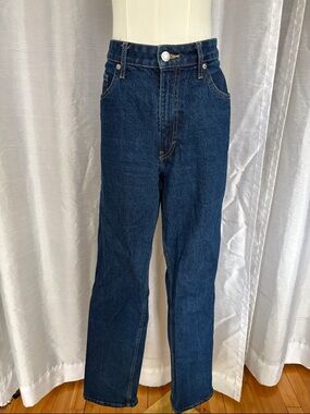 H&M Classic Dark Blue Straight-Leg Jeans